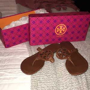 Tory Burch Sandals, matte brown